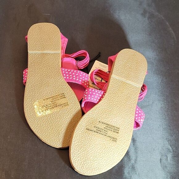 BRAND NEW BOBBIE BROOKS PINK SANDAL - Picture 8 of 12